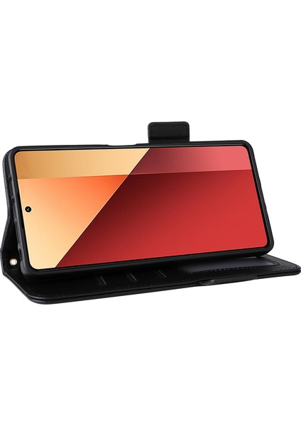Xiaomi Poco M6 Pro 4g Kılıf Cüzdan Koruyucu Folyo Kapak-Siyah (Yurt Dışından) modelleri