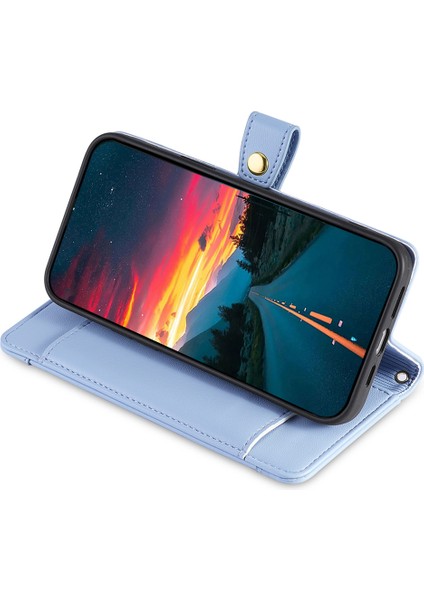 Xiaomi Redmi Note 12 Pro 5g/note 12 Pro Speed ​​5g Cüzdan Kılıf Standı Deri Kapak-Mavi (Yurt Dışından)