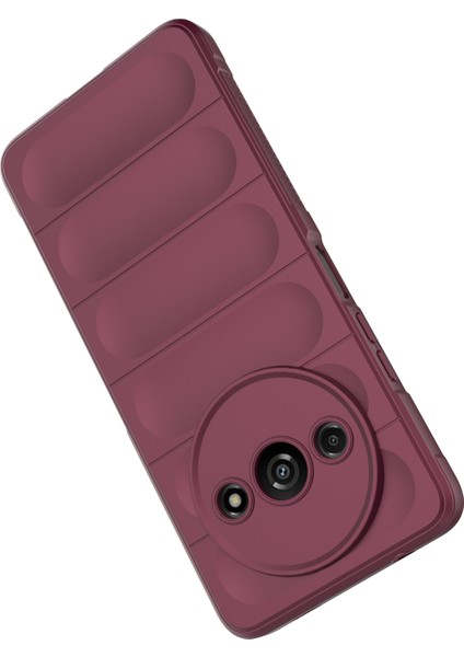 Xiaomi Redmi A3 Telefon Koruyucu Kapak Tpu Kaymaz Sağlam Arka Kılıf-Şarap Kırmızısı Için (Yurt Dışından) modelleri