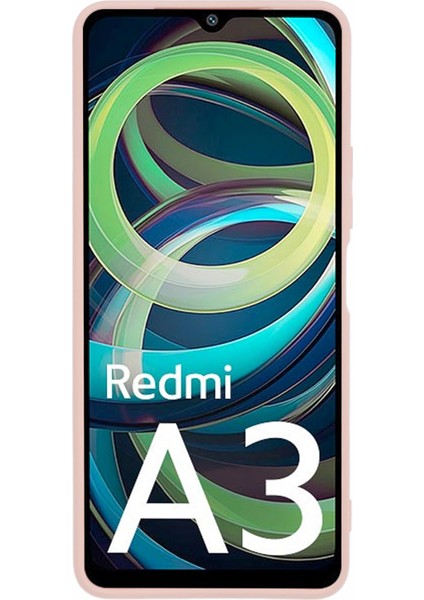 Xiaomi Redmi A3 Kılıf Fiber Astar Ka Tpu Kapak (Hassas Lens Kesimi)-Pembe (Yurt Dışından) fiyatları