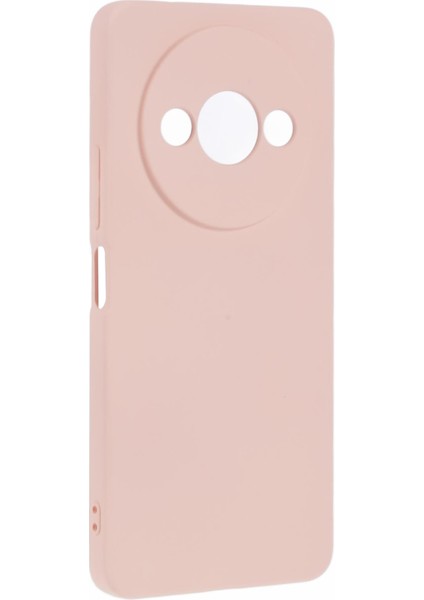 Xiaomi Redmi A3 Kılıf Fiber Astar Ka Tpu Kapak (Hassas Lens Kesimi)-Pembe (Yurt Dışından) modelleri