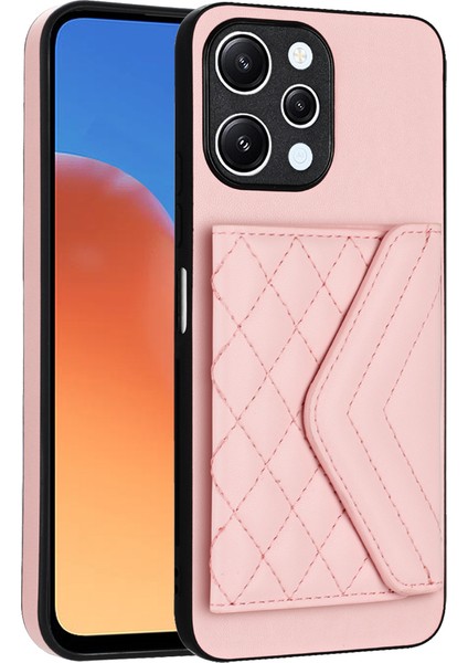 Xiaomi Redmi 12 4g Telefon Kılıfı Için Rfıd Engelleme Kart Yuvaları-Pembe (Yurt Dışından)