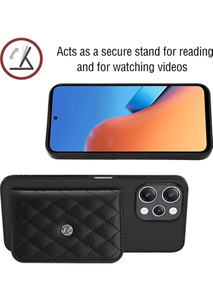 Xiaomi Redmi 12 4g Telefon Kılıfı Için Rfıd Engelleme Kart Yuvaları-Siyah (Yurt Dışından) fiyatları