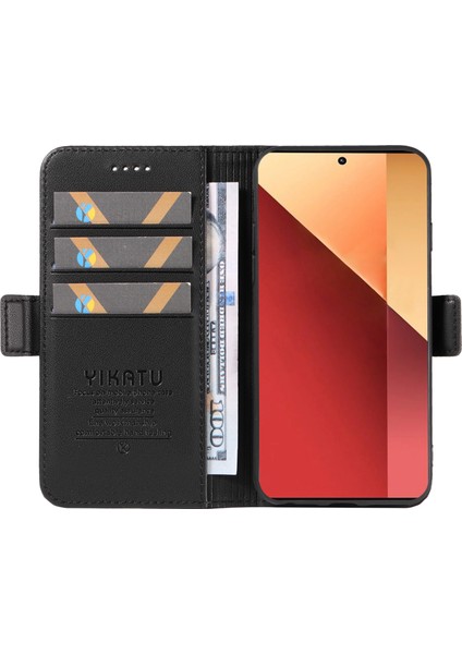 Xiaomi Poco M6 Pro 4g Telefon Kılıfı Standı Manyetik Koruma Kapağı-Siyah (Yurt Dışından) fiyatları