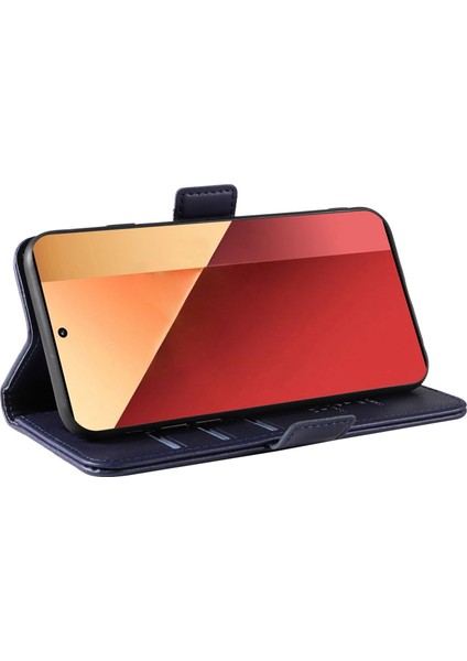 Xiaomi Poco M6 Pro 4g Telefon Kılıfı Standı Manyetik Koruma Kapağı-Safir (Yurt Dışından) modelleri