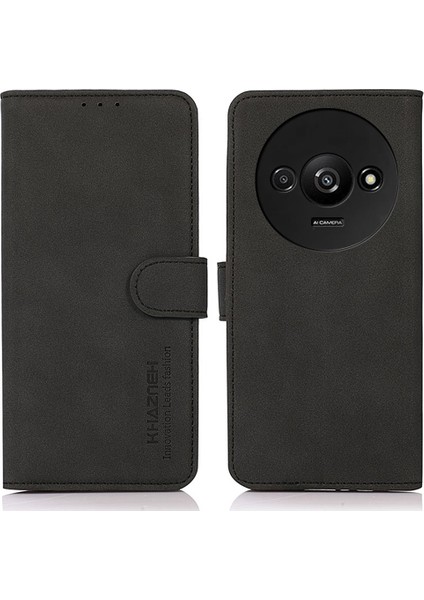 Xiaomi Redmi Için A3 Kılıf Anti-Drop Kartlıklı Cüzdan Telefon Kapağı-Siyah (Yurt Dışından)