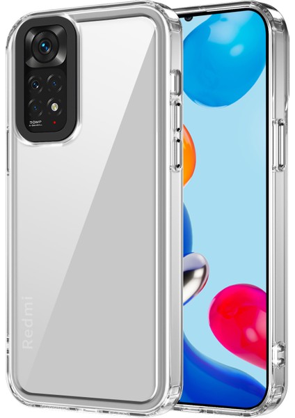 Xiaomi Redmi Note 11 4g (Qualcomm) Şeffaf Kılıflar Pc+Tpu Ince Telefon Kabuğu-Şeffaf (Yurt Dışından)