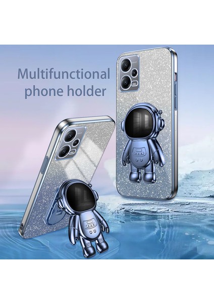 Xiaomi Redmi Note 12 5g (Global) Astronot Kickstand Kılıfı Pc+Tpu Telefon Kapağı-Mavi (Yurt Dışından) fiyatları