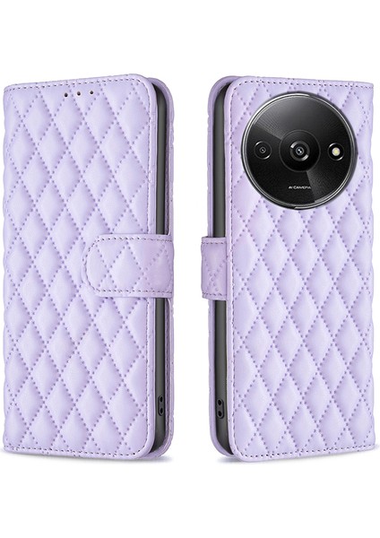 Xiaomi Redmi Için A3 Kılıf Tpu Iç Kabuk Deri Telefon Kapağı-Mor (Yurt Dışından)