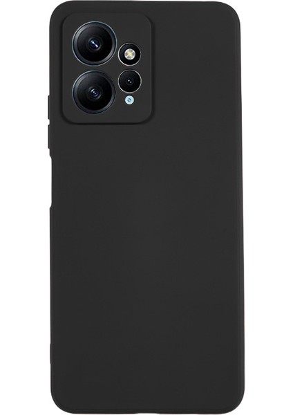 Xiaomi Redmi Için Not 12 4g Ka Tpu Telefon Kılıfı Fiber Astar Anti-Damla Telefon Kapağı-Siyah (Yurt Dışından)