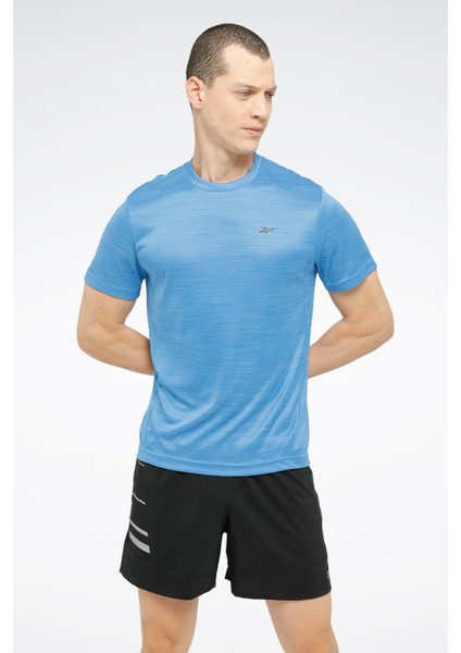 Athlete Tee 2.0 Rbk-Fresh Mavi Erkek Kısa Kol T-Shirt