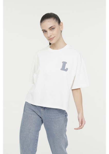 Wl Delta 11Md1082 4Fx Ekru Kadın Kısa Kol T-Shirt indirimleri