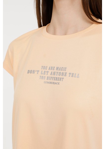 Wl Haıley 11Gf18 4Fx Somon Kadın Kısa Kol T-Shirt fırsatları