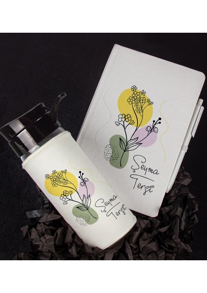 Kişiye Özel Defter Kalem ve Matara Hediye Seti 94753