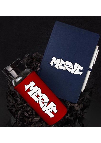 Kişiye Özel Defter Kalem ve Matara Hediye Seti 94251