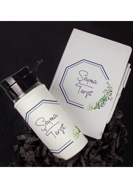 Kişiye Özel Tasarım Defter Kalem Matara Hediye Seti 104569