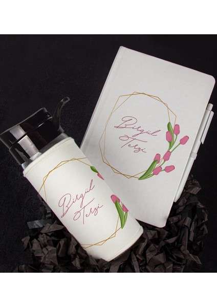 Kişiye Özel Tasarım Defter Kalem Matara Hediye Seti 104598