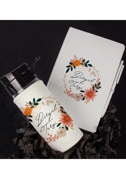 Kişiye Özel Tasarım Defter Kalem Matara Hediye Seti 104735