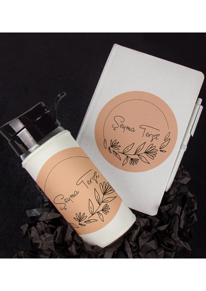 Kişiye Özel Tasarım Defter Kalem Matara Hediye Seti 104551