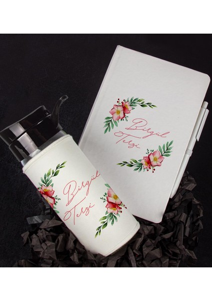 Kişiye Özel Tasarım Defter Kalem Matara Hediye Seti 104609