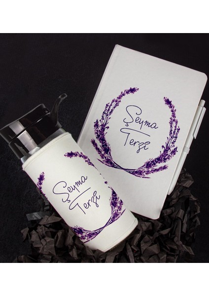 Kişiye Özel Tasarım Defter Kalem Matara Hediye Seti 104570