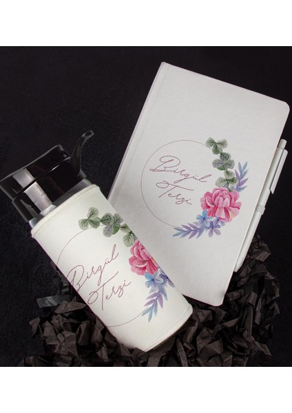 Kişiye Özel Tasarım Defter Kalem Matara Hediye Seti 104697