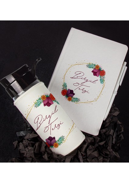 Kişiye Özel Tasarım Defter Kalem Matara Hediye Seti 104643