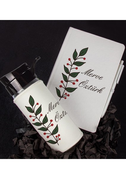 Kişiye Özel Tasarım Defter Kalem Matara Hediye Seti 104580