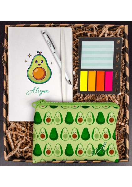 Kişiye Özel Defter Kalem Kalemlik ve Mini Organizer Ofis Kırtasiye Hediye Kutusu 111225