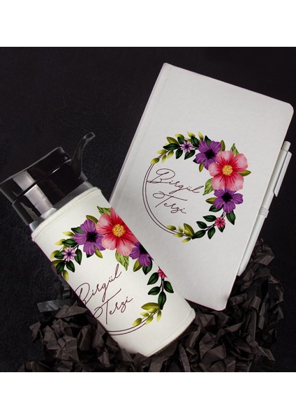 Kişiye Özel Tasarım Defter Kalem Matara Hediye Seti 104659