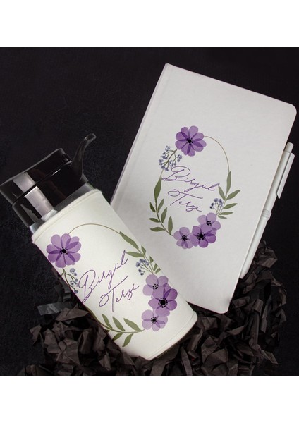 Kişiye Özel Tasarım Defter Kalem Matara Hediye Seti 104669