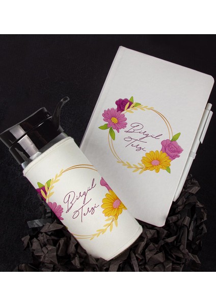 Kişiye Özel Tasarım Defter Kalem Matara Hediye Seti 104638