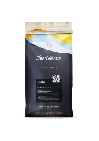 Juan Valdez Huila Exb  Whole Bean 454 gr