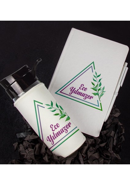 Kişiye Özel Tasarım Defter Kalem Matara Hediye Seti 104566