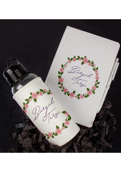 Kişiye Özel Tasarım Defter Kalem Matara Hediye Seti 104608