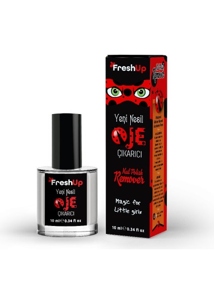 Fresh Up Yeni Nesil Doğal Çocuk Oje Çıkarıcı, Portakal Kokulu 10 ml