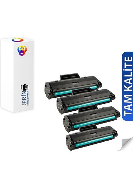 Hp Laser 107W Yazıcı Uyumlu Muadil Toner 1000 SFY 4'LÜ Paket Chipsiz