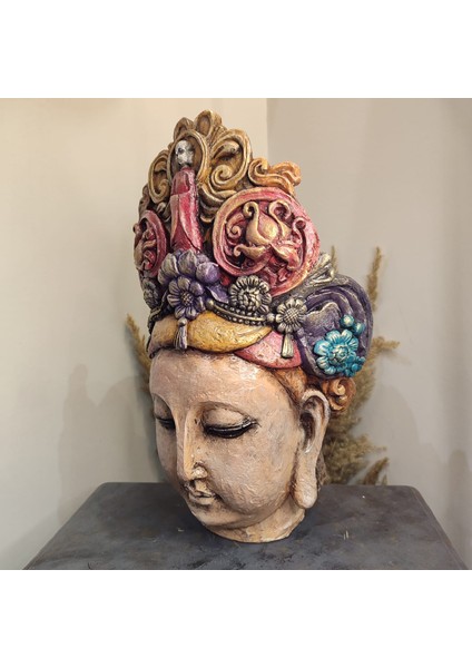 Buddha ( Buda ) Jumbo Polyester Büst & Biblo