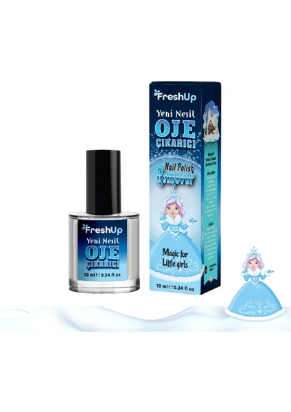 Fresh Up Yeni Nesil Doğal Çocuk Oje Çıkarıcı Naturel Kokusuz 10 ml