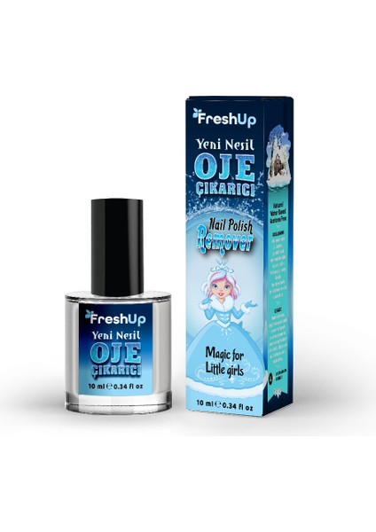 Fresh Up Yeni Nesil Doğal Çocuk Oje Çıkarıcı Naturel Kokusuz 10 ml