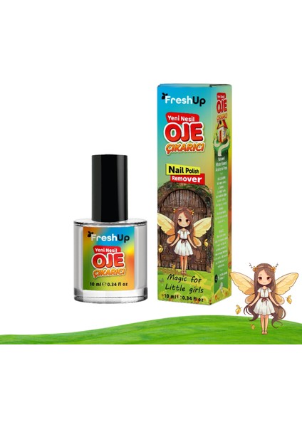 Yeni Nesil Doğal Çocuk Oje Çıkarıcı Mango Kokulu 10 ml