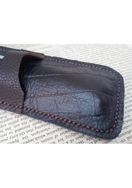 Hakiki Deri El Emeği Özel Kalemleriniz Için Kalemlik Kalem Kutu 27 cm 6 cm 15N7 fırsatları
