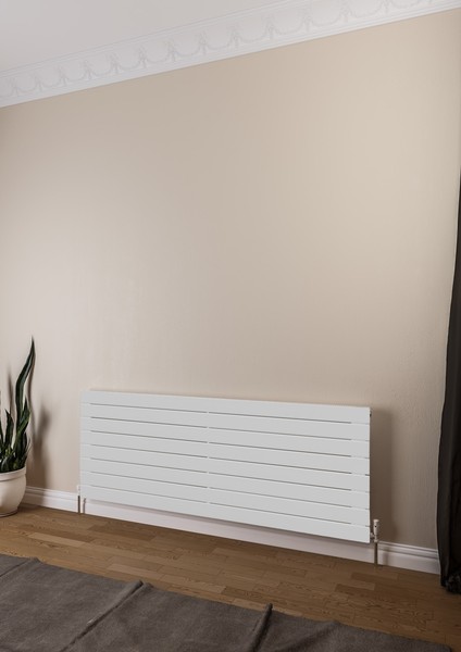 Teos Çelik Radyatör 1400 x 595 Beyaz Ral 9016 Gloss 80