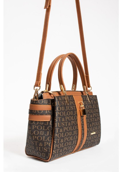 Kadın Kahverengi Taba Yeni Sezon Aksesuarlı 4 Gözlü El ve Omuz Çantası PBU1022 fiyatları