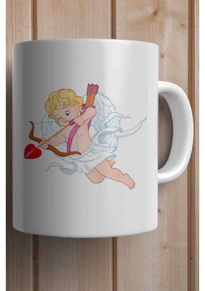 Kalp Atan Melek Kişiye Özel Baskılı Kupa Bardak fiyatları