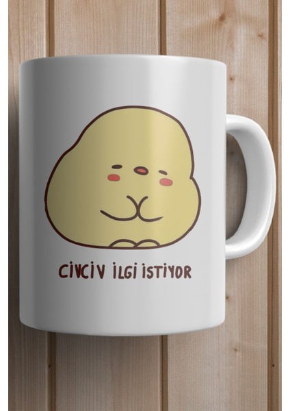 Civciv Ilgi Istiyor Kişiye Özel Baskılı Kupa Bardak fiyatları