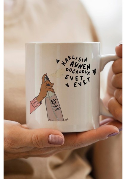 Cahilsavar Kişiye Özel Baskılı Kupa Bardak