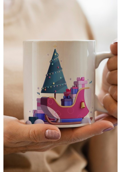 Yılbaşı Temalı Kişiye Özel Isimli Kupa Bardak