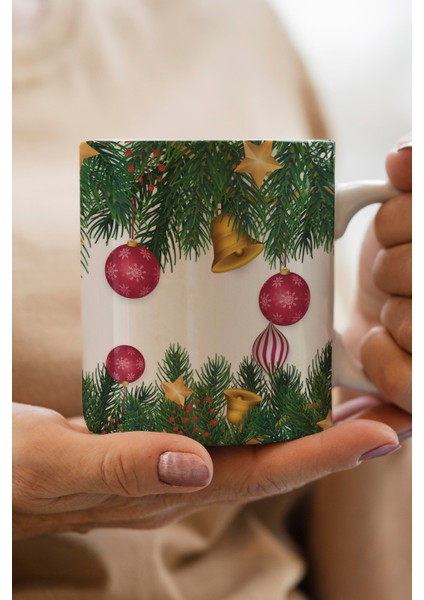 Yılbaşı Temalı Kişiye Özel Isimli Kupa Bardak