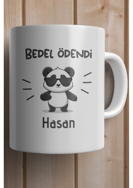 Yılbaşı Hediyesi Kişiye Özel Panda Baskılı Kupa Bardak fiyatları